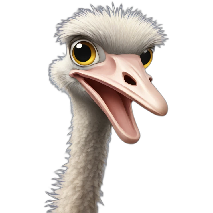 ostrich emoji