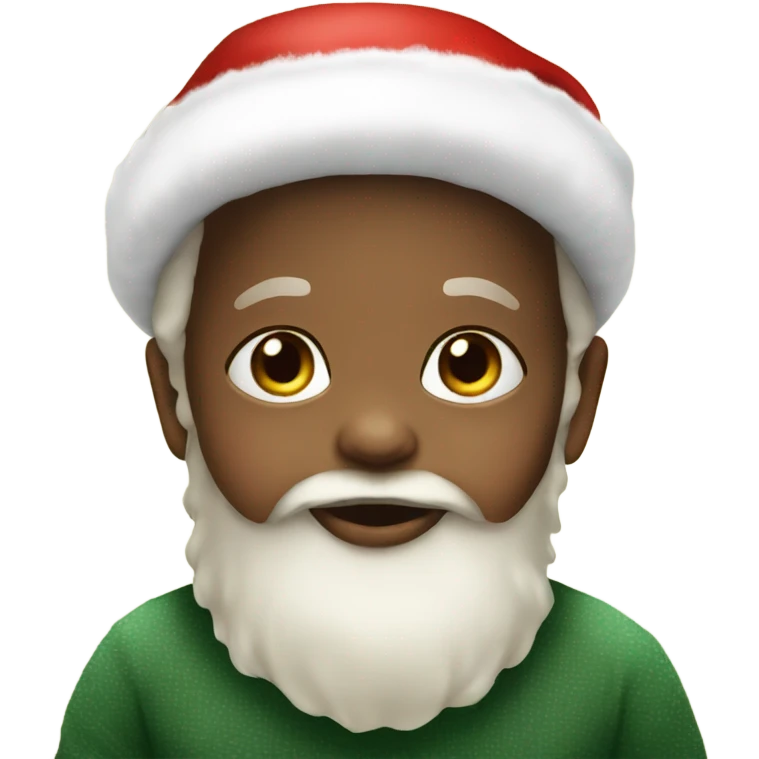 baby with santa hat emoji