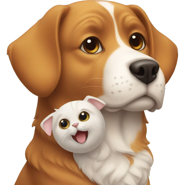 cat and dog emoji