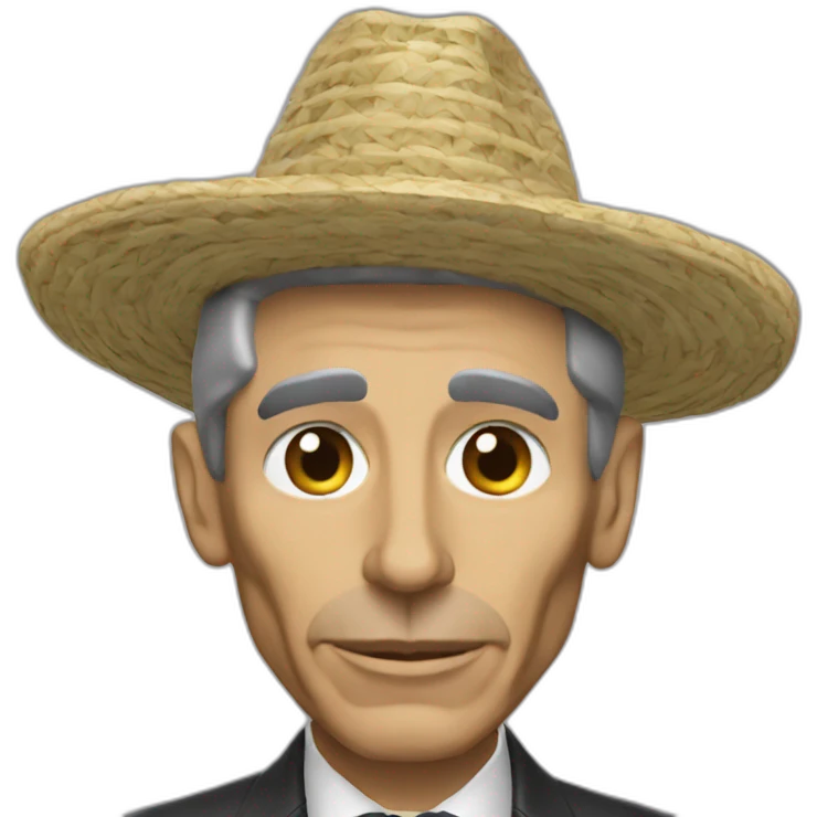 Claude Shannon wearing a sombrero emoji
