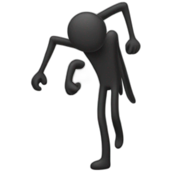 bent stickman emoji