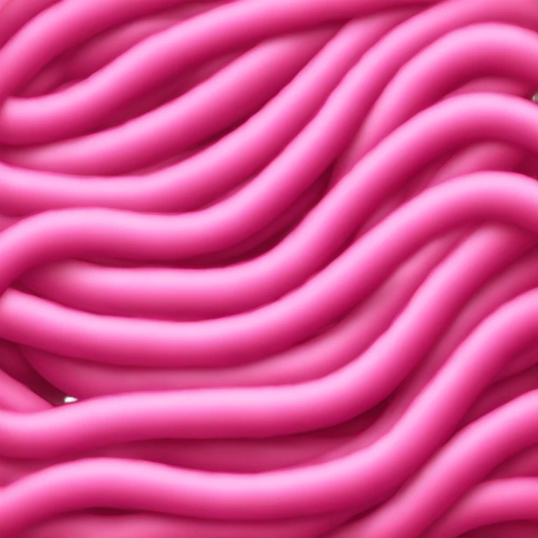 one big pink noodle emoji