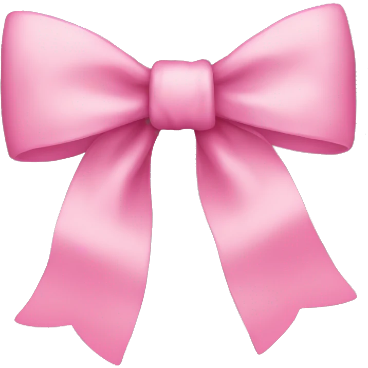 Pink bow emoji