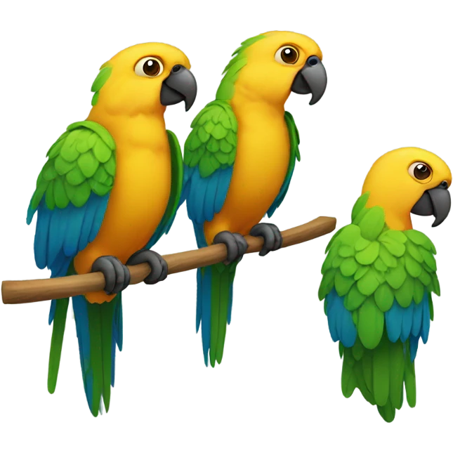 Parrots  emoji
