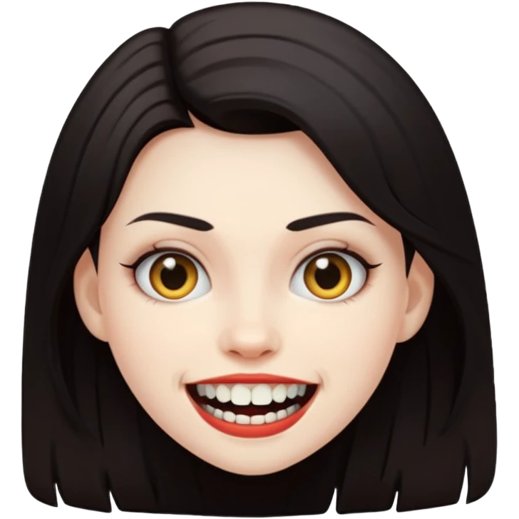 Vampir, Girl, Teeth emoji