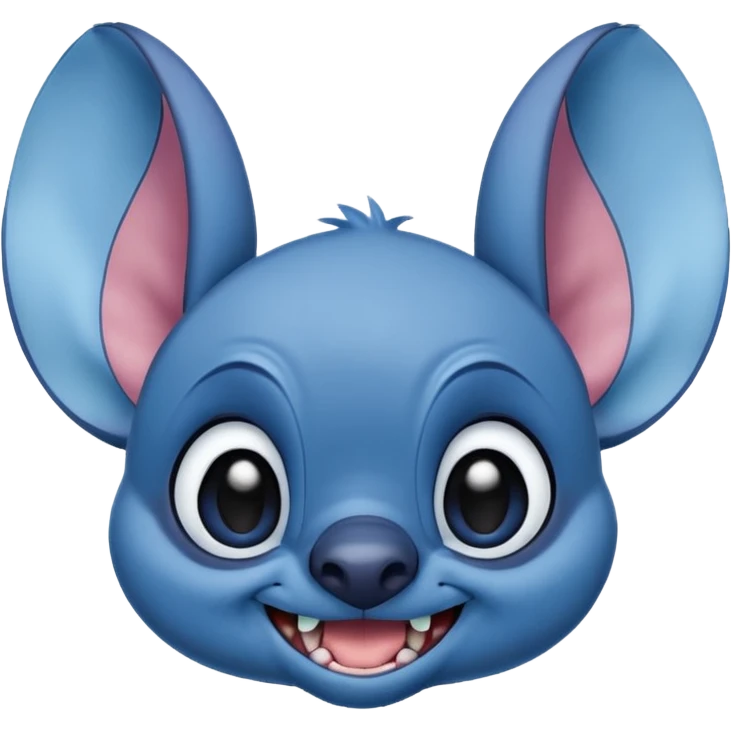 Q stitch sea realista pero como en la pelicula emoji