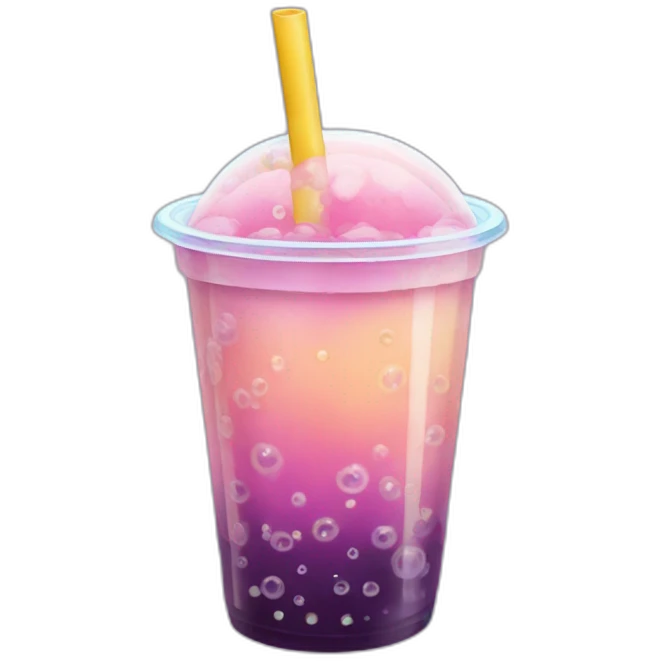 Bubble tea Galaxy emoji