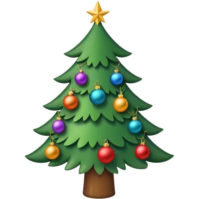 xmas tree emoji