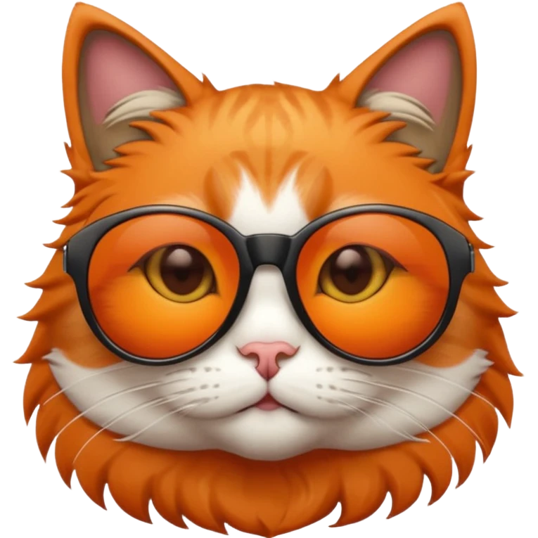 Cat wearing sunglasses emoji