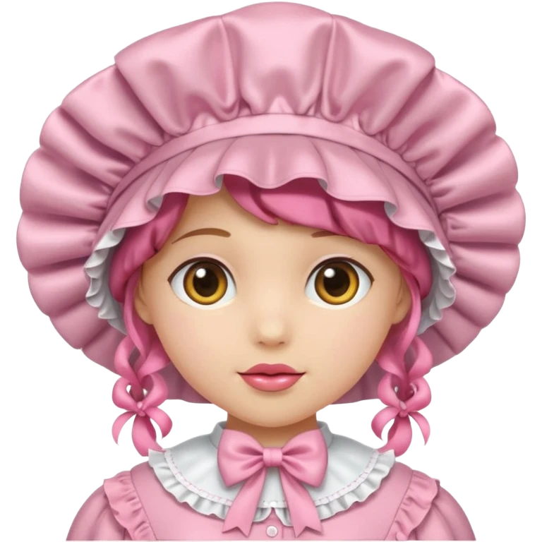 Pink bonnet emoji