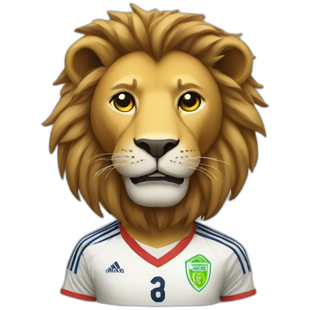 soccer lion emoji