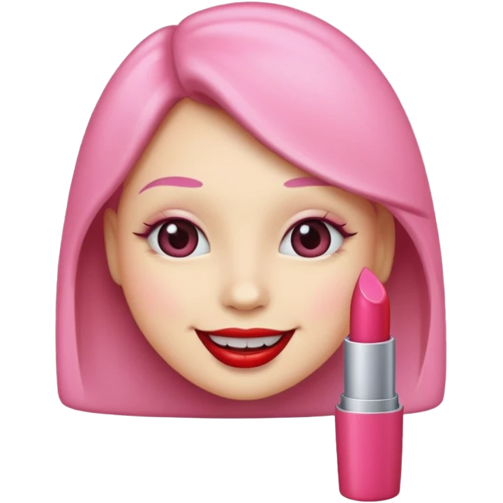 emoji face with lipstick emoji