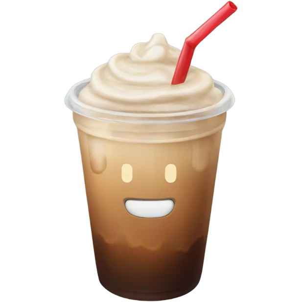 Iced coffee  emoji