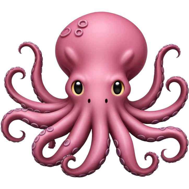 Gato de color rosa que se parezca a un pulpo emoji