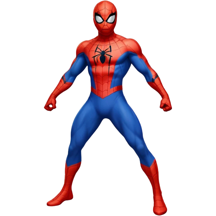 Spider-Man superhero in classic red and blue costume emoji