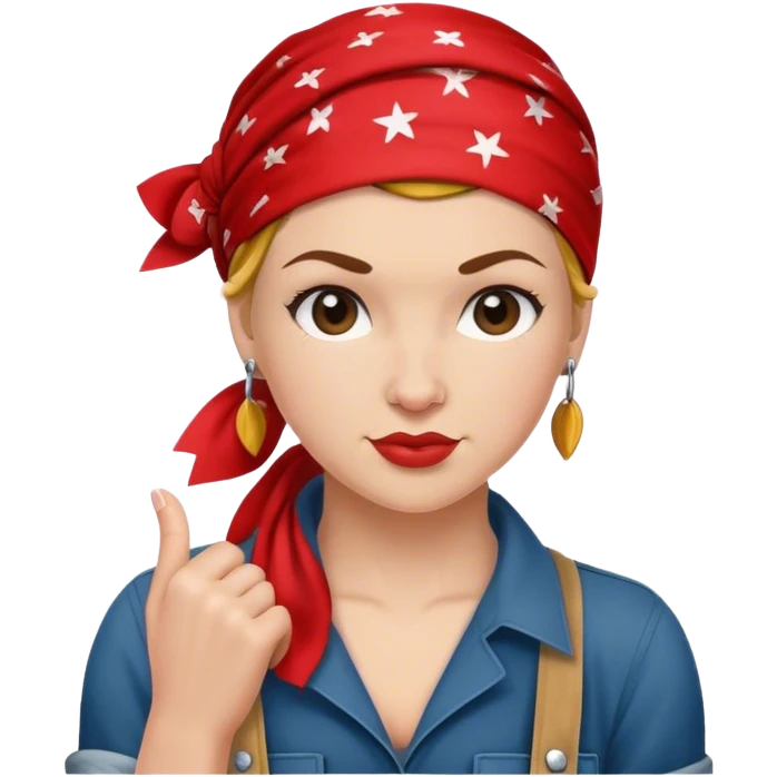 Rosie the riviter emoji