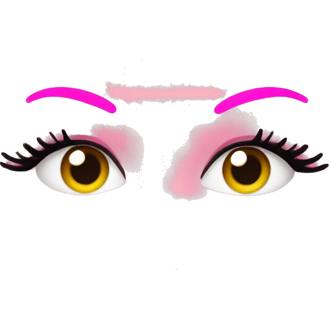 Pink mascara emoji