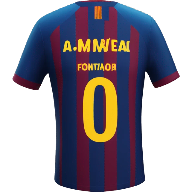 Barcelona fc jersey emoji