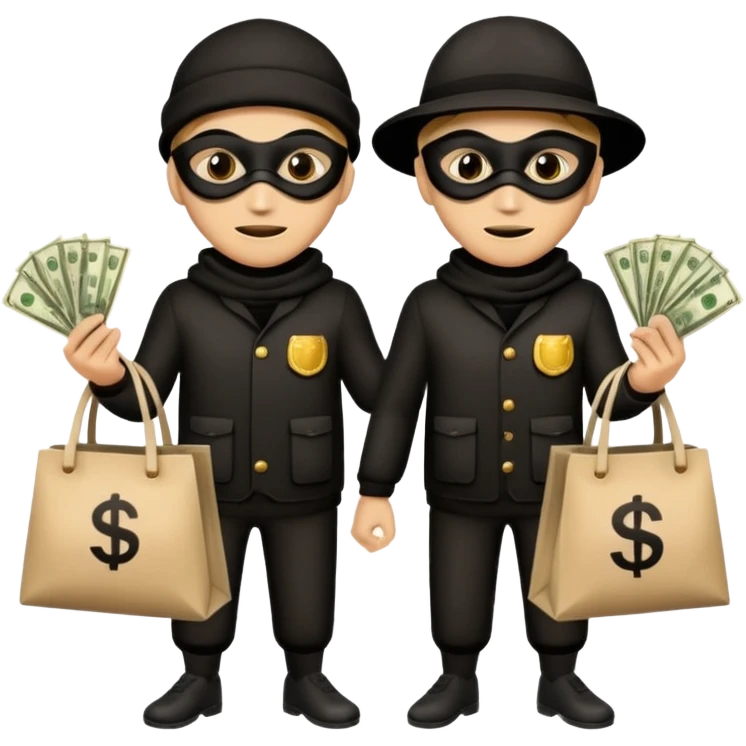 two robbers emoji