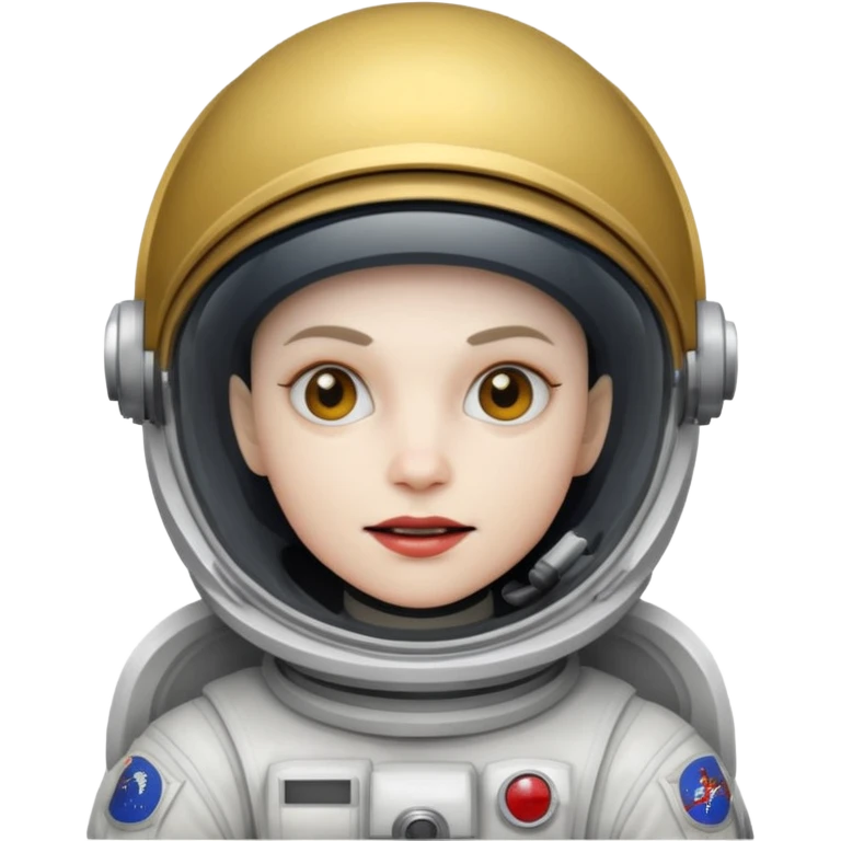 astronaut vampire wearing helmet emoji