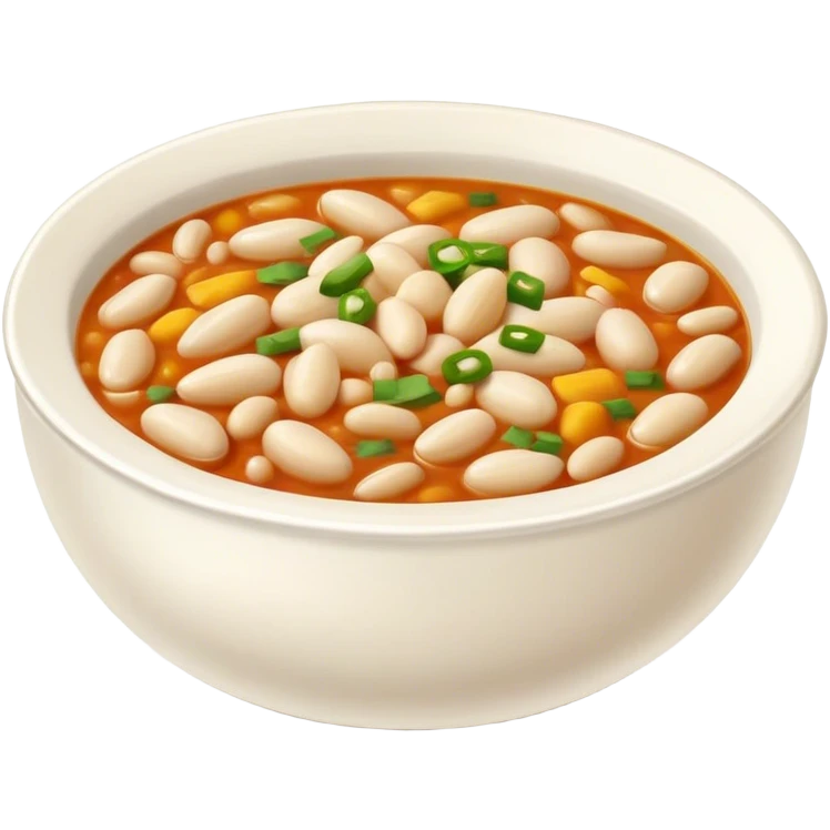 White beans chicken chili emoji