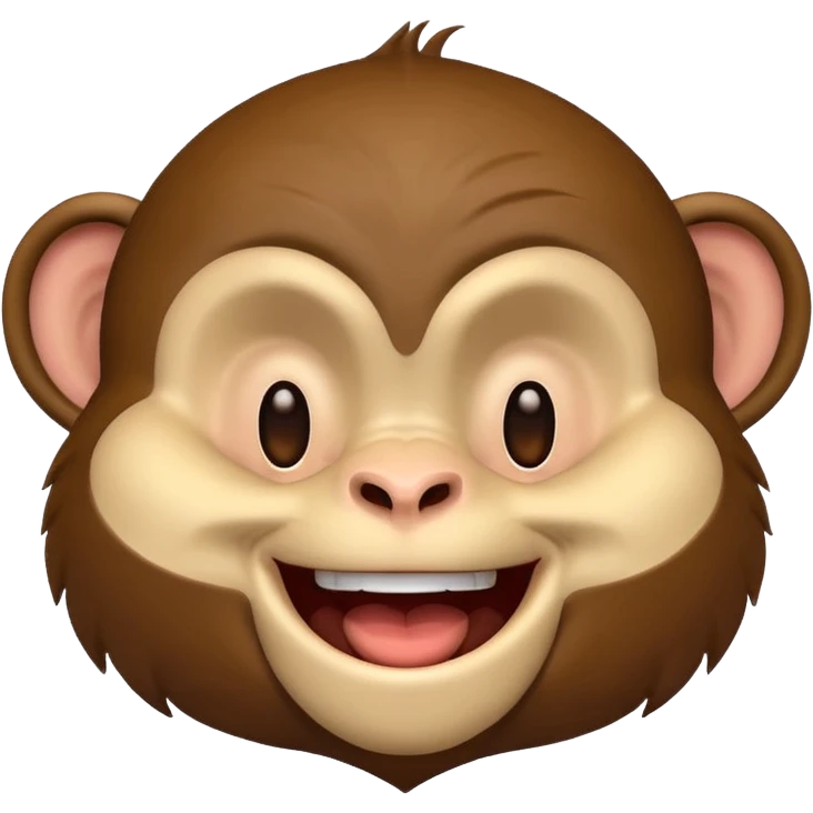 laughing monkey emoji style emoji