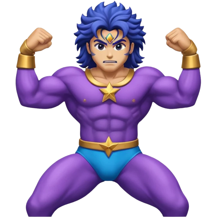 J’aimerais que tu me crées un emoji sur star Platinum dans jojo bizarre Adventure emoji