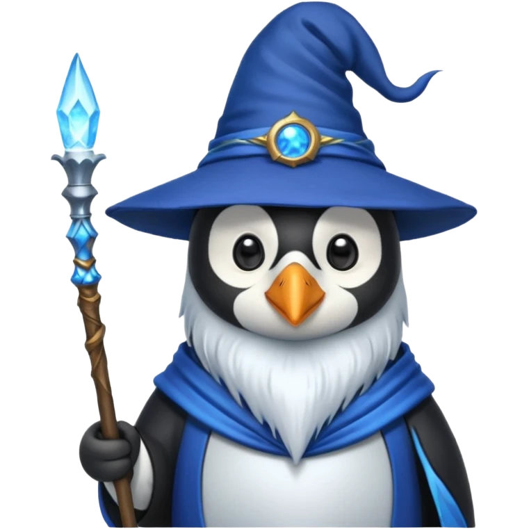 Penguin Wizard emoji