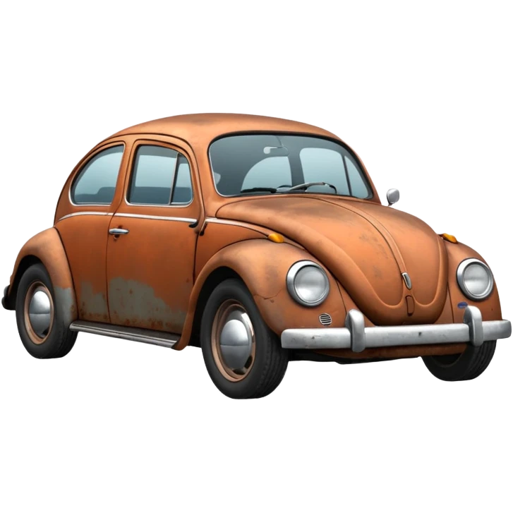 oxidated old VW beetle  2024 emoji