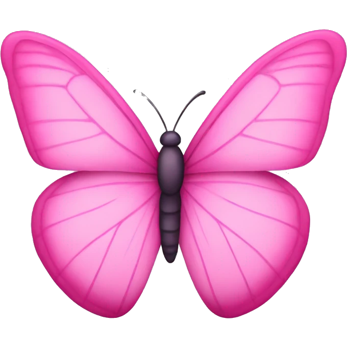 pink butterfly  emoji