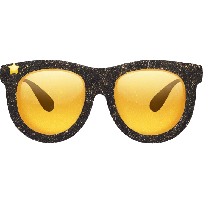 Glitter sunglasses  emoji