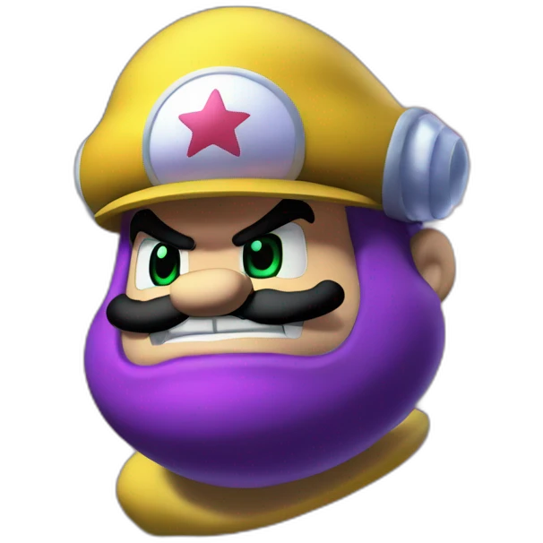 Wario in space emoji