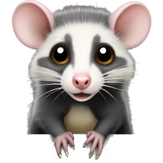 The Virginia opossum  emoji