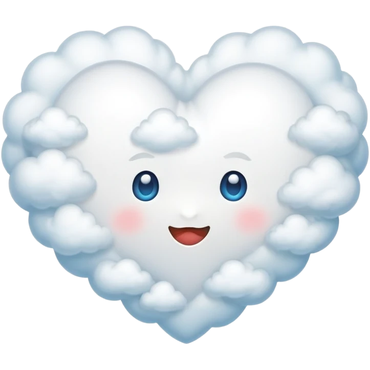 A cloud heart emoji