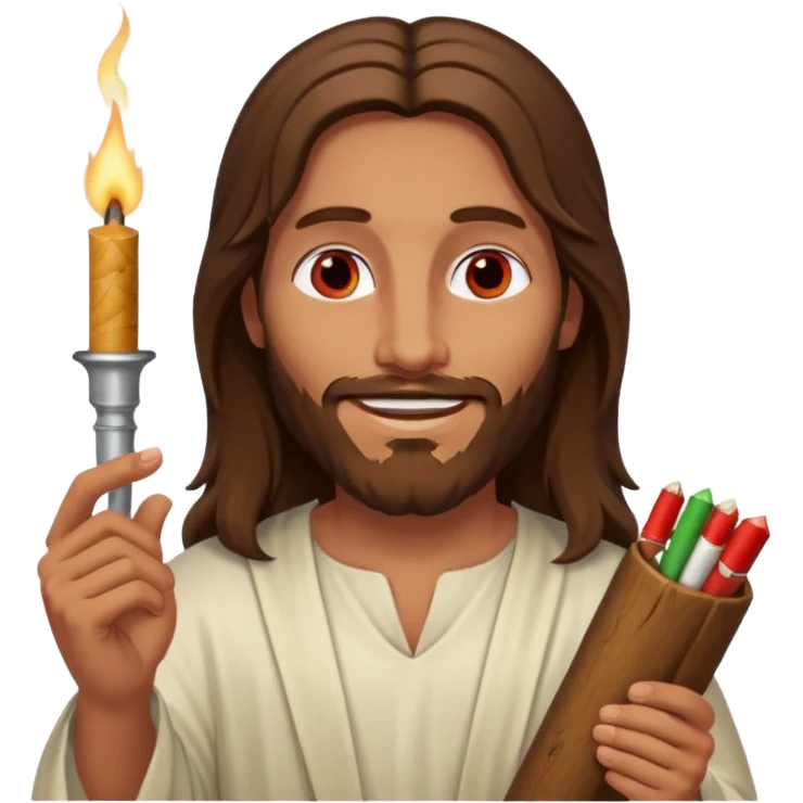 jesus but he’s high as hell on the mary jane emoji