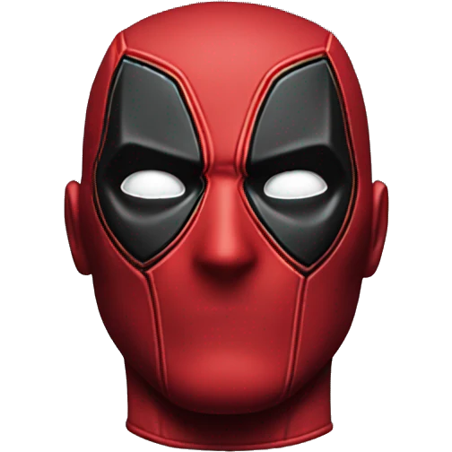 deadpool head without body  emoji