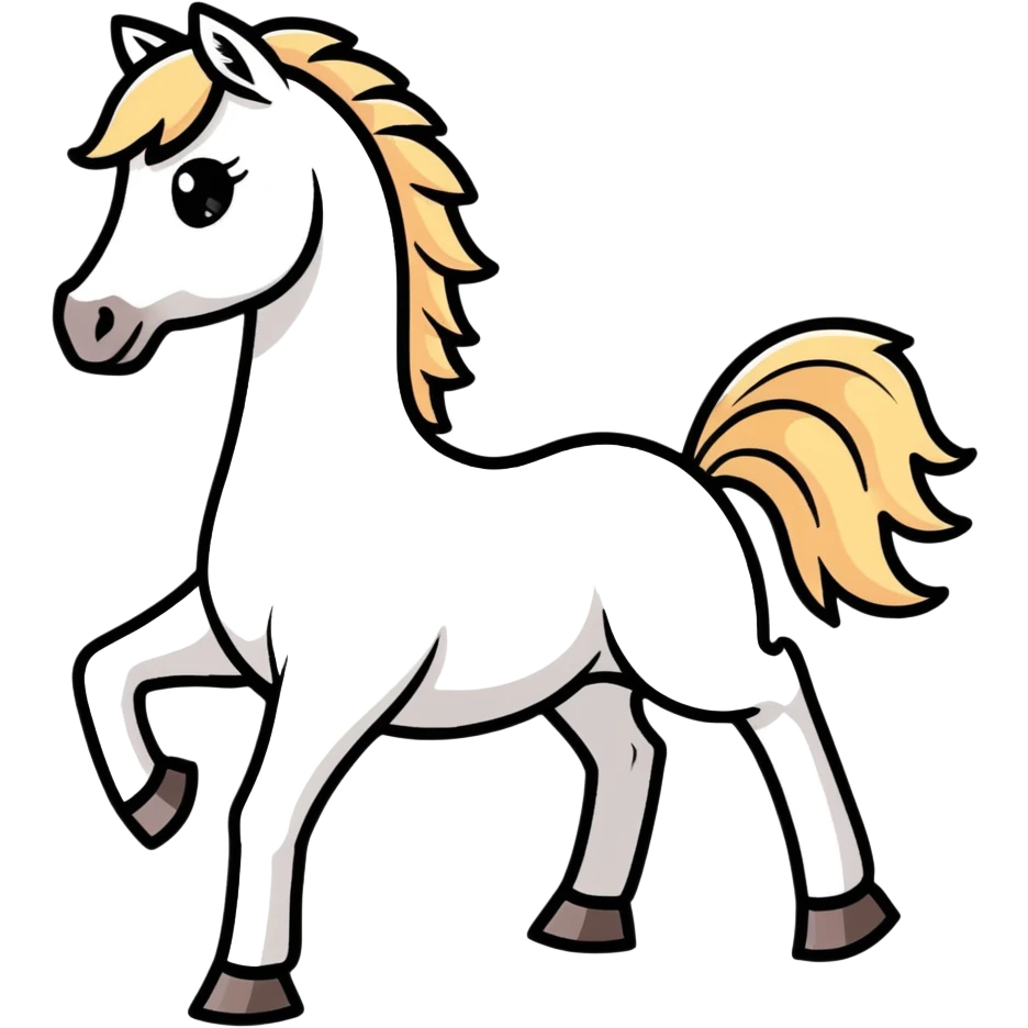 Birthday horse emoji