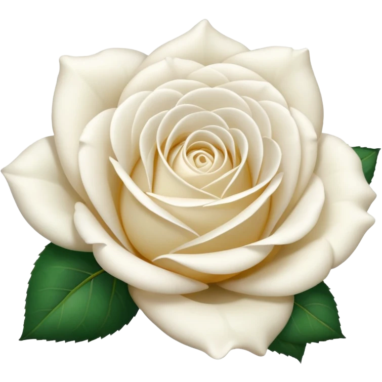 White rose emoji