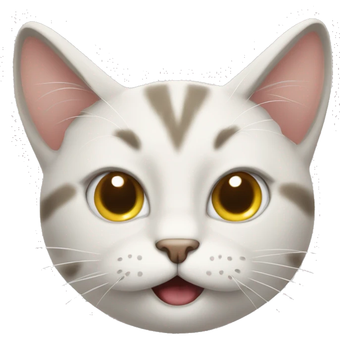 cat winking with one eye emoji