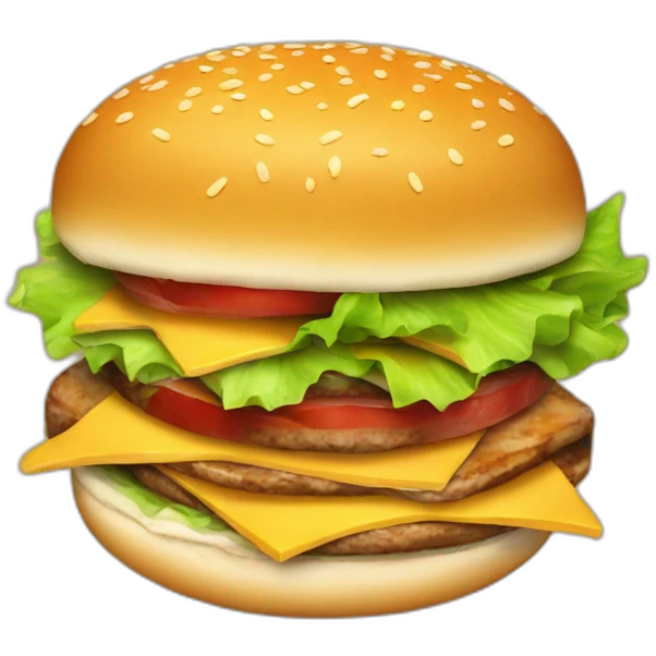 Burger sandwich emoji