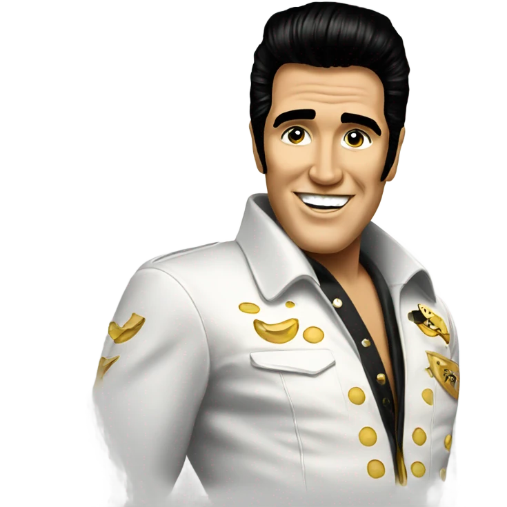 elvis smiley emoji