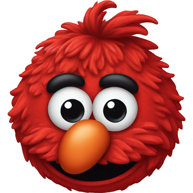 Cute Elmo head emoji