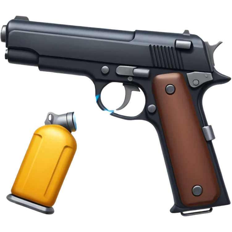 i want to make an X usingin to gas pistols emoji