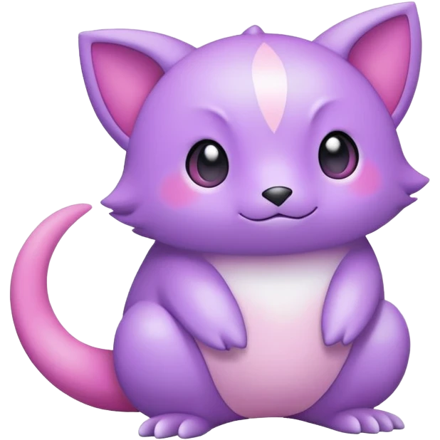 Pastel Violet gradients Fakemon-creature Sakura  emoji