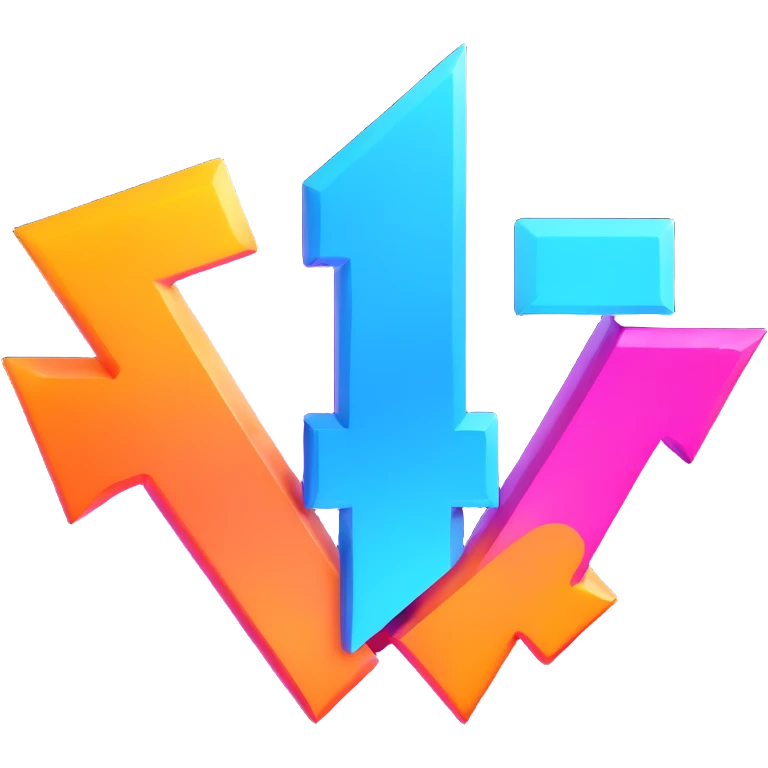 Fortnite logo, 3D effect with vibrant gradients, playful and appealing for a young audience emoji