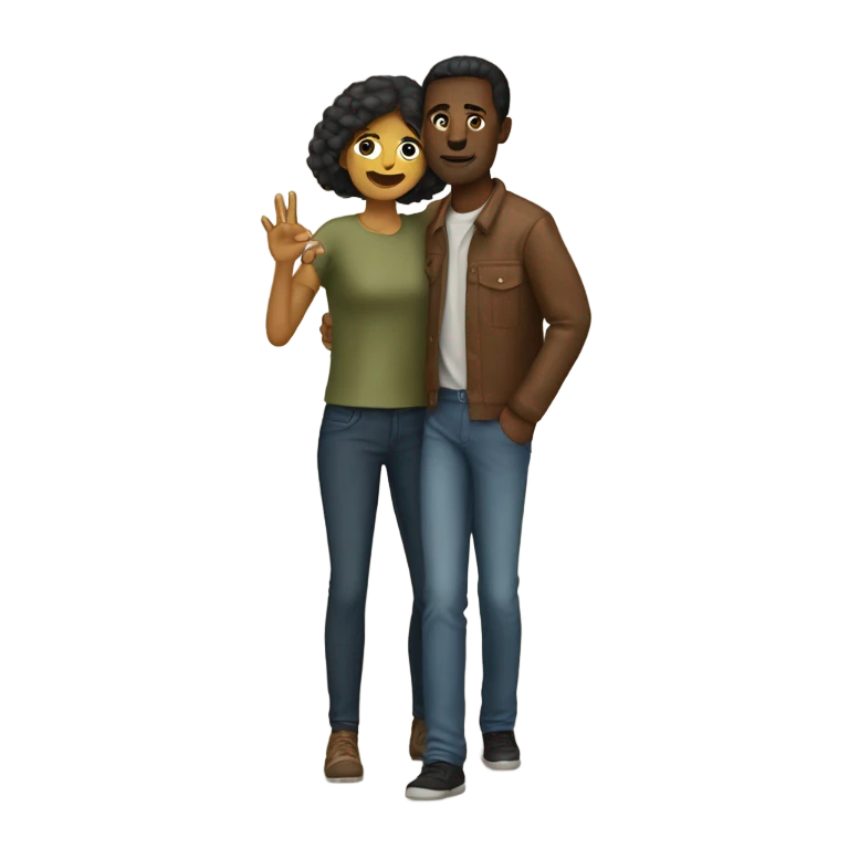 Deux personnes qui se serrent la main emoji