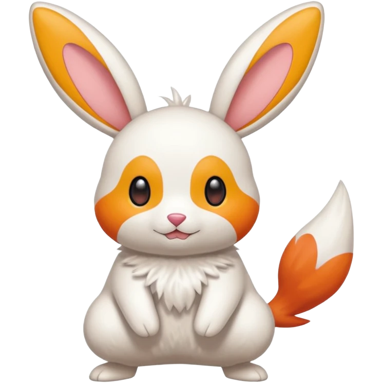 Plusle-Bunnelby-fusion, full body emoji