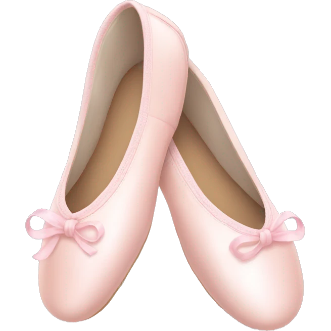 Pale pink ballet shoes emoji