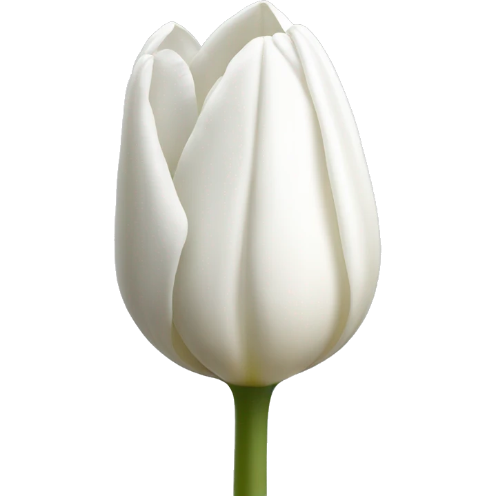 White tulip emoji