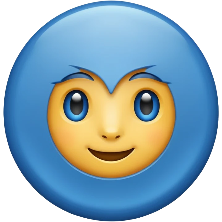 Blue tick  emoji